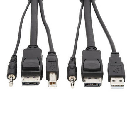TRIPP LITE Displayport Kvm Cable Kit 3 In, P783-006 P783-006